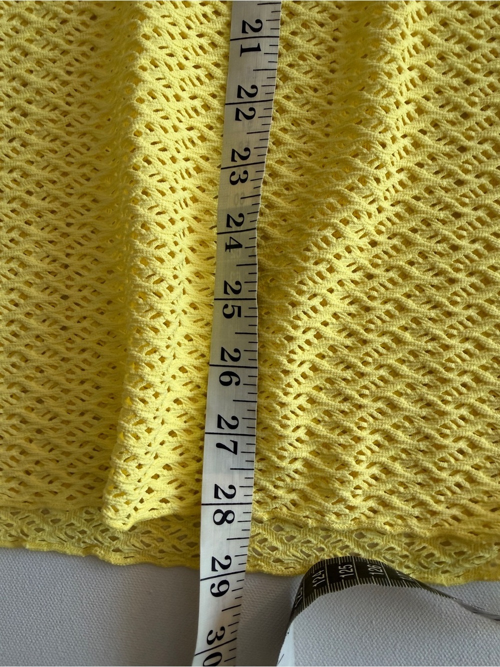 Monday Swimwear Montego Mini Dress in Citrus Crochet size P petite - Picture 9 of 9
